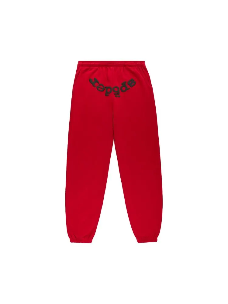 Спортивные брюки Sp5der Og Web V2 Sweatpant 'Red' — изображение 1 из 3, красный