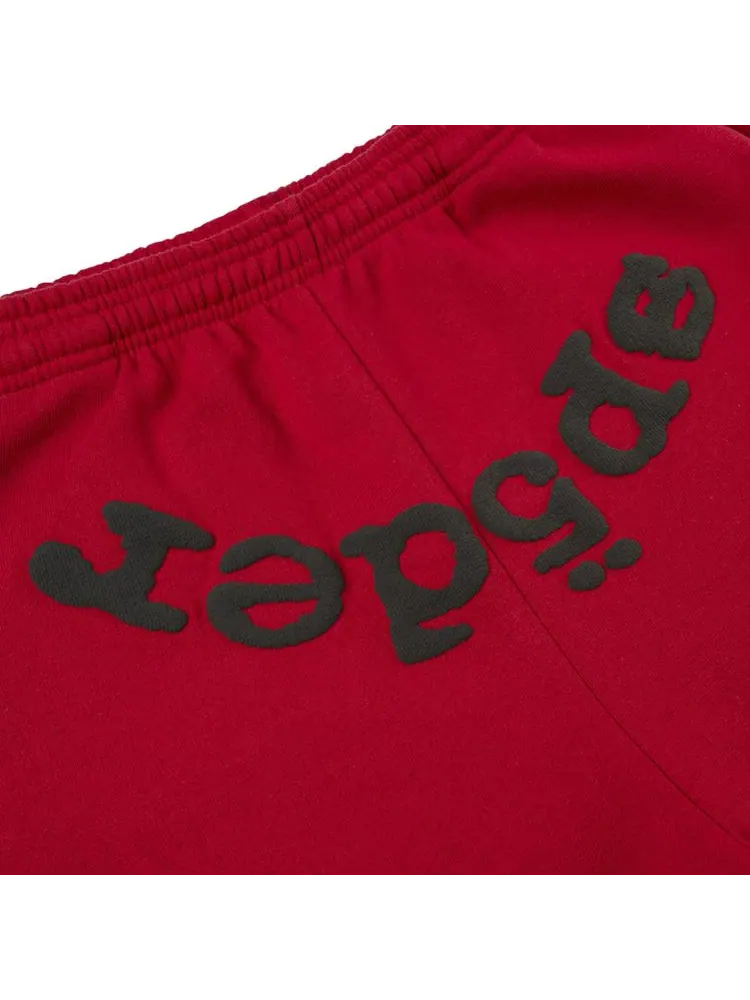 Спортивные брюки Sp5der Og Web V2 Sweatpant 'Red' — изображение 3 из 3, красный
