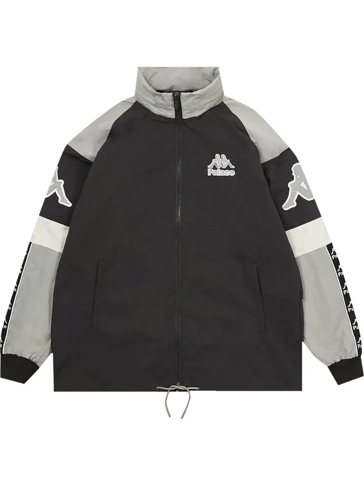 Куртка Palace x Kappa Warm Up Jacket 'Black' — изображение 1 из 2, черный