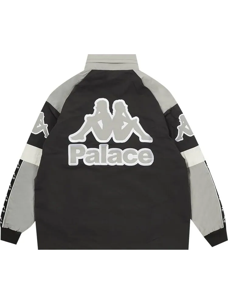 Куртка Palace x Kappa Warm Up Jacket 'Black' — изображение 2 из 2, черный