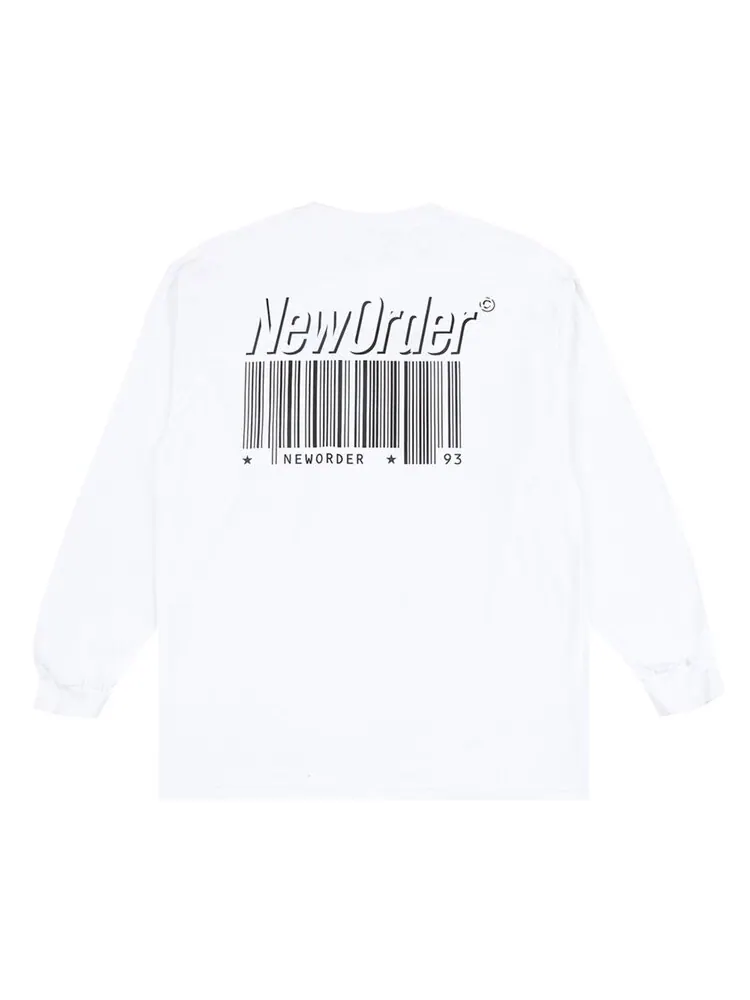 Футболка Pleasures Repulic Long-Sleeve T-Shirt 'White' — изображение 2 из 2, белый
