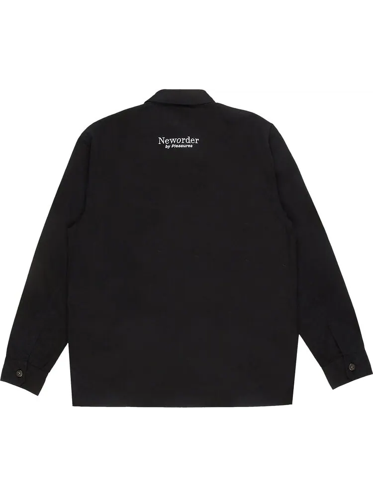 Куртка Pleasures Technique Work Jacket 'Black' — изображение 2 из 3, черный