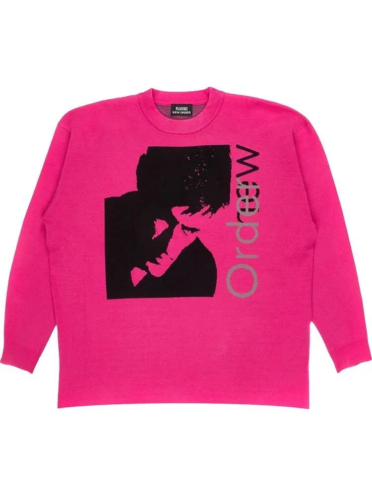 Свитер Pleasures Lowlife Jacquard Sweater 'Pink' — изображение 1 из 2, розовый