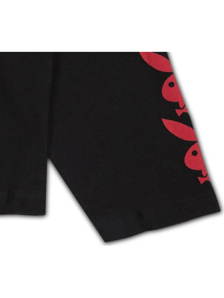 Лонгслив Pleasures PB Raglan Long-Sleeve 'Black' — изображение 4 из 4, черный