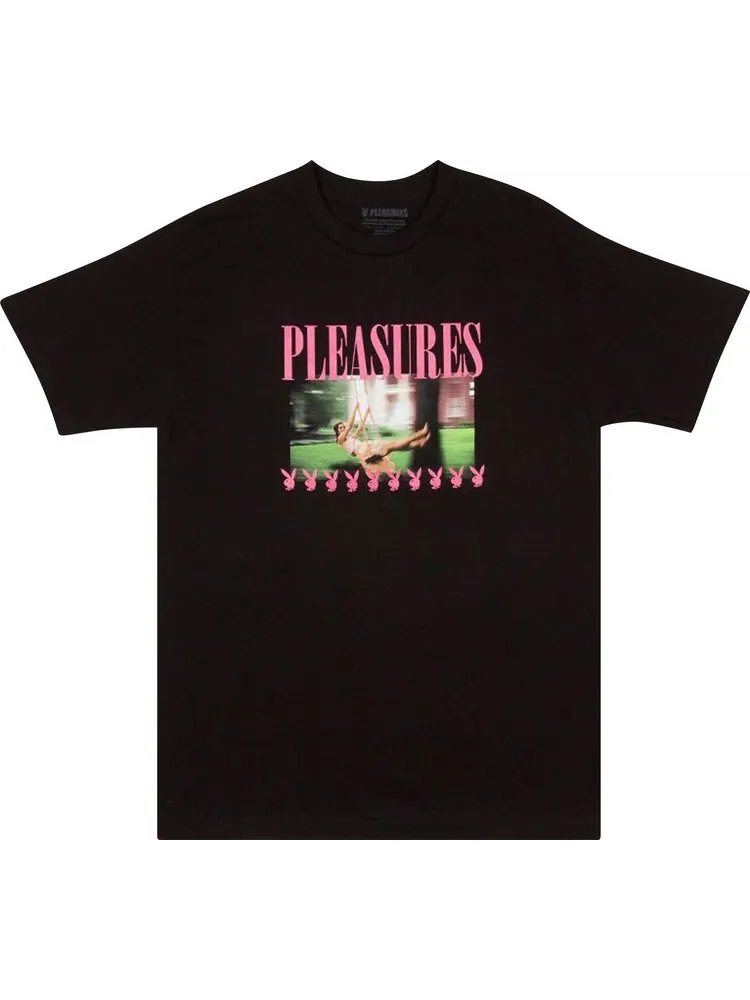 Футболка Pleasures Swing T-Shirt 'Black' — изображение 1 из 1, черный