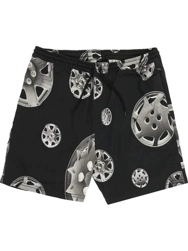 Шорты Pleasures Roadside Twill Shorts 'Black' — изображение 1 из 2, черный