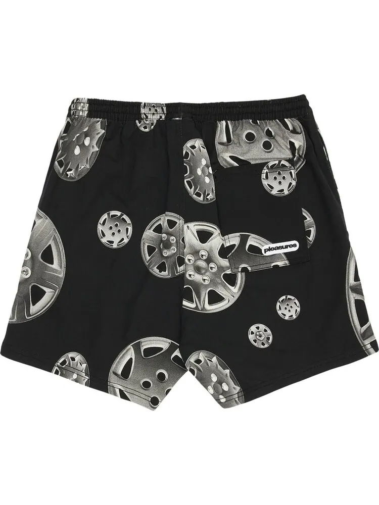 Шорты Pleasures Roadside Twill Shorts 'Black' — изображение 2 из 2, черный