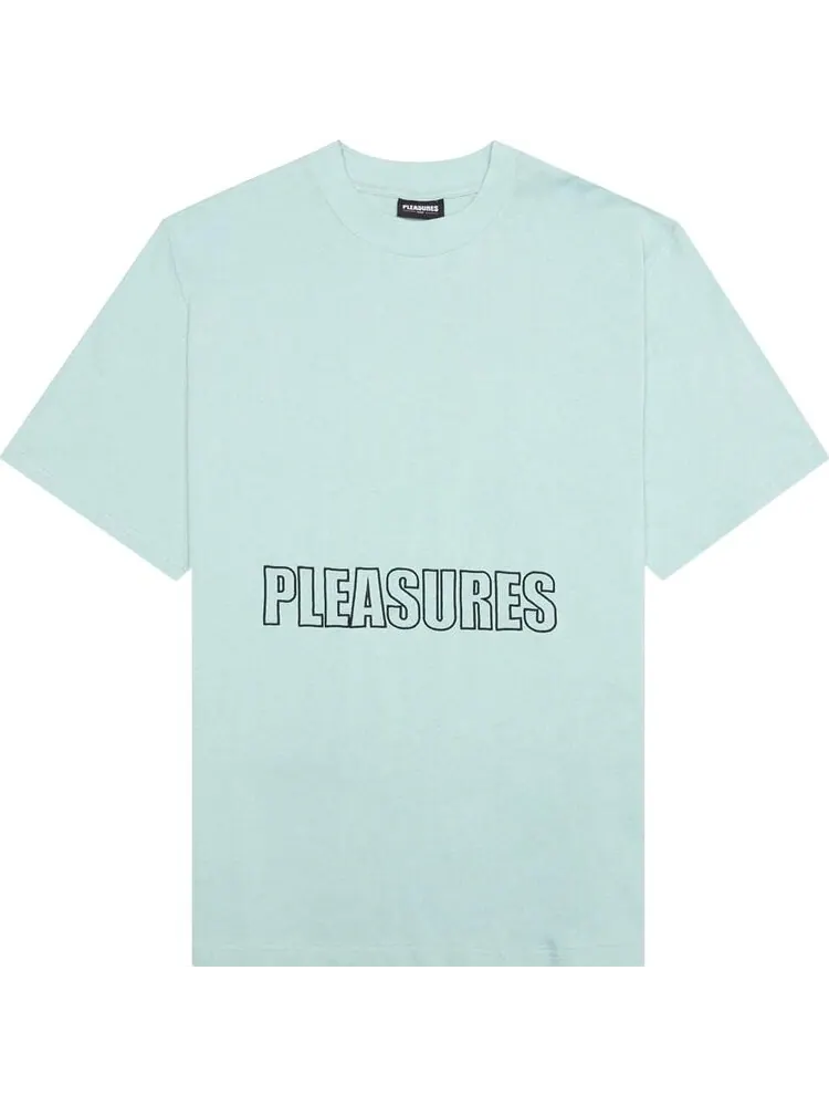 Футболка Pleasures Shade Heavyweight T-Shirt 'Mint' — изображение 1 из 2, зеленый