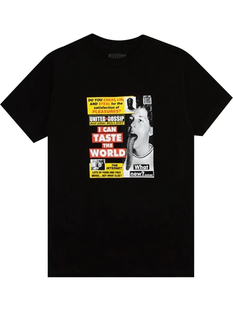 Футболка Pleasures Gossip T-Shirt 'Black' — изображение 1 из 2, черный