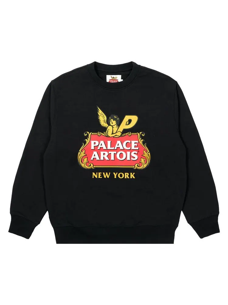 Свитер Palace x Stella Artois Cartouche Crew — изображение 1 из 2, черный