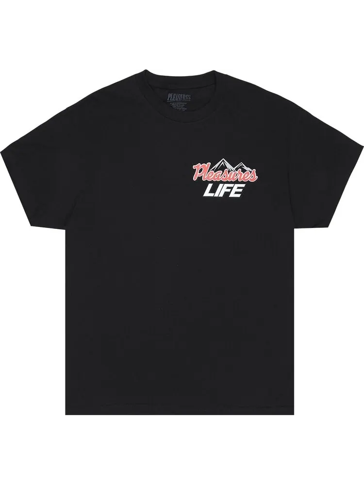 Футболка Pleasures Refresh T-Shirt 'Black' — изображение 1 из 2, черный