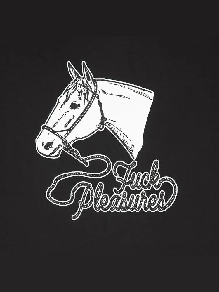 Футболка Pleasures Pony T-Shirt 'Black' — изображение 3 из 3, черный