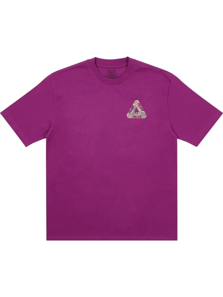 Футболка Palace Tri-Sticker Pack T-Shirt 'Plum' — изображение 1 из 2, фиолетовый