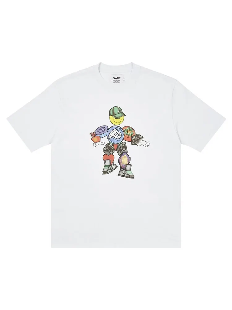 Футболка Palace x Pez Pezman T-Shirt 'White' — изображение 1 из 1, белый