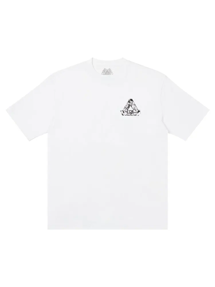Футболка Palace Tri-Heads T-Shirt 'White' — изображение 1 из 2, белый