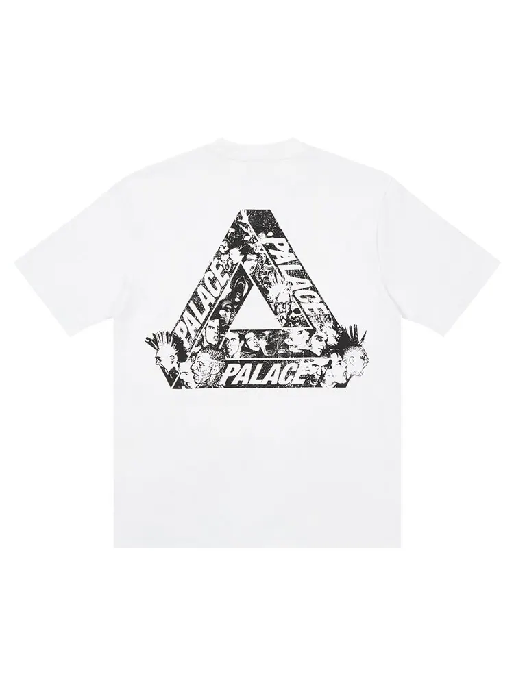 Футболка Palace Tri-Heads T-Shirt 'White' — изображение 2 из 2, белый