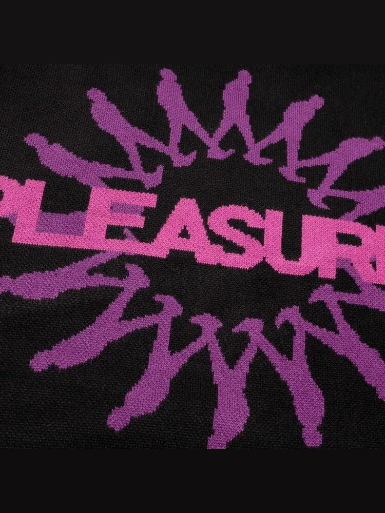 Худи Pleasures Passion Knit Hoodie 'Black' — изображение 2 из 2, черный