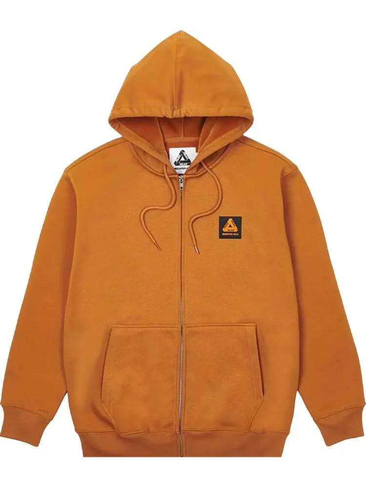 Толстовка Palace x AMG 2.0 Zip Hood 'Caramel' — изображение 1 из 2, загар