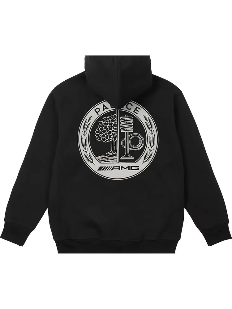 Толстовка Palace x AMG 2.0 Zip Hood 'Black' — изображение 2 из 2, черный