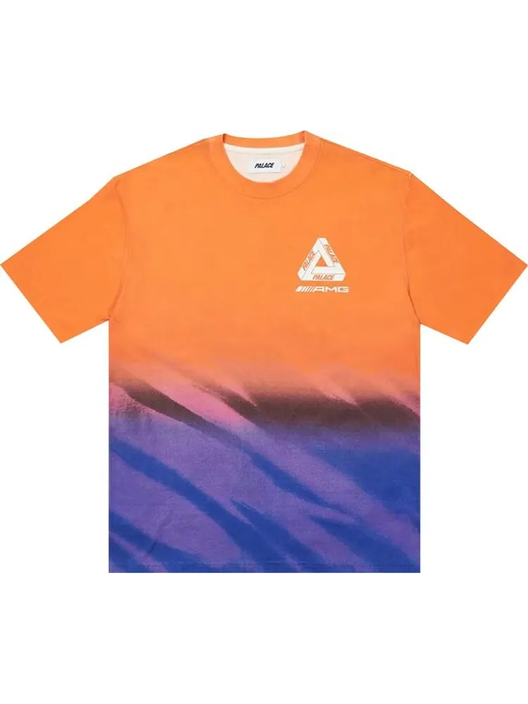 Футболка Palace x AMG 2.0 London T-Shirt 'Orange/Purple' — изображение 1 из 2, мульти