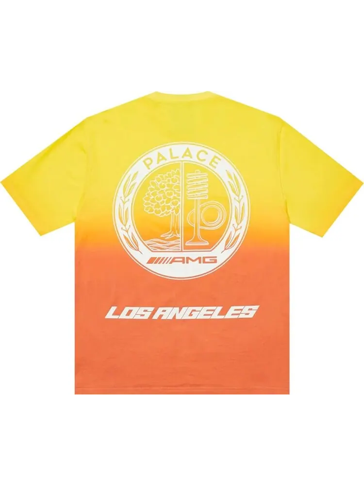 Футболка Palace x AMG 2.0 Los Angeles T-Shirt 'Yellow/Red' — изображение 2 из 2, мульти