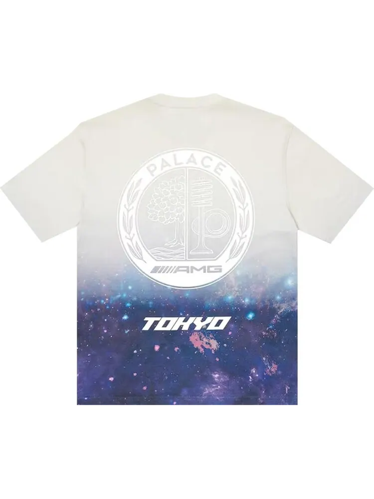 Футболка Palace x AMG 2.0 Tokyo T-Shirt 'Tan/Blue' — изображение 2 из 2, мульти