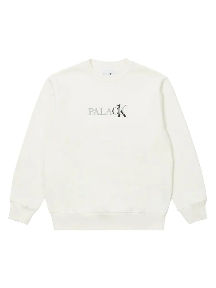 Толстовка Palace x Calvin Klein Crew 'Star White' — изображение 1 из 2, белый