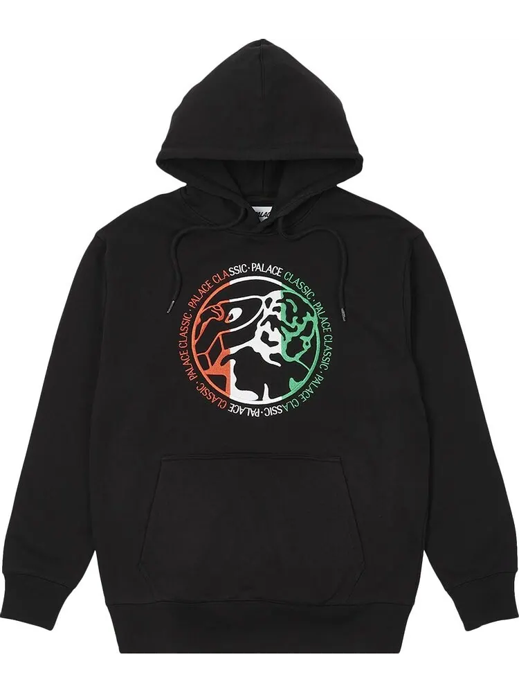 Толстовка Palace Classico Hood 'Black' — изображение 1 из 2, черный