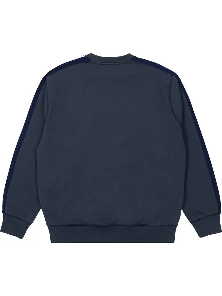 Толстовка Palace Flag Stripe Crew 'Navy' — изображение 2 из 2, синий