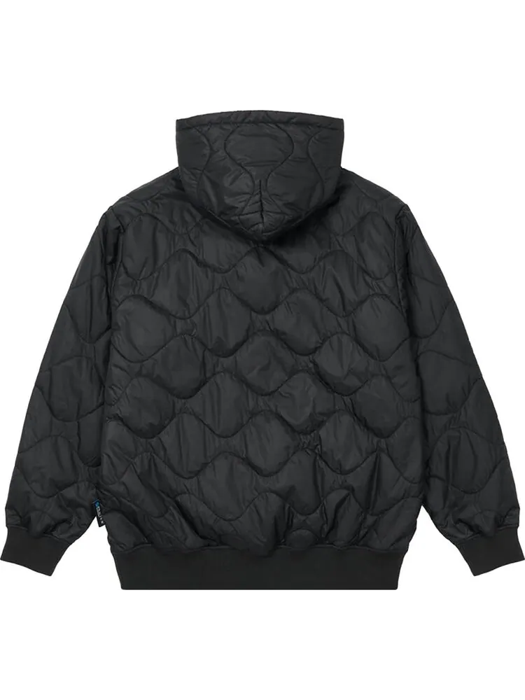 Толстовка Palace Pertex Quilter Hood 'Black' — изображение 2 из 2, черный
