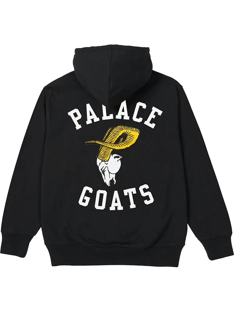 Толстовка Palace Goats Hood 'Black' — изображение 2 из 2, черный