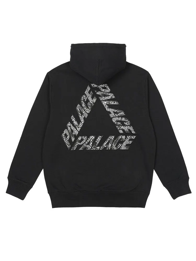 Толстовка Palace P-3 Snake Appliqué Hood — изображение 2 из 2, черный