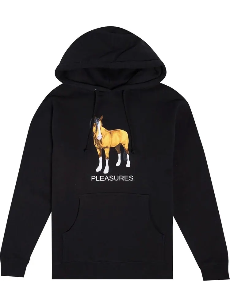 Худи Pleasures Death Hoodie 'Black' — изображение 1 из 2, черный