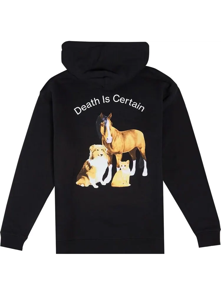 Худи Pleasures Death Hoodie 'Black' — изображение 2 из 2, черный
