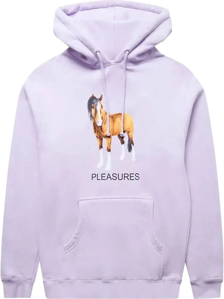 Худи Pleasures Death Hoodie 'Lavender' — изображение 1 из 2, фиолетовый