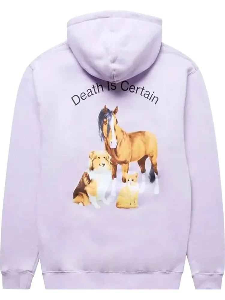 Худи Pleasures Death Hoodie 'Lavender' — изображение 2 из 2, фиолетовый
