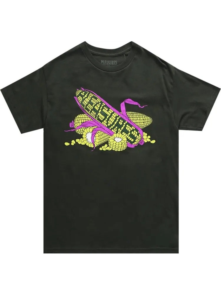 Футболка Pleasures Corn T-Shirt 'Green' — изображение 1 из 2, зеленый