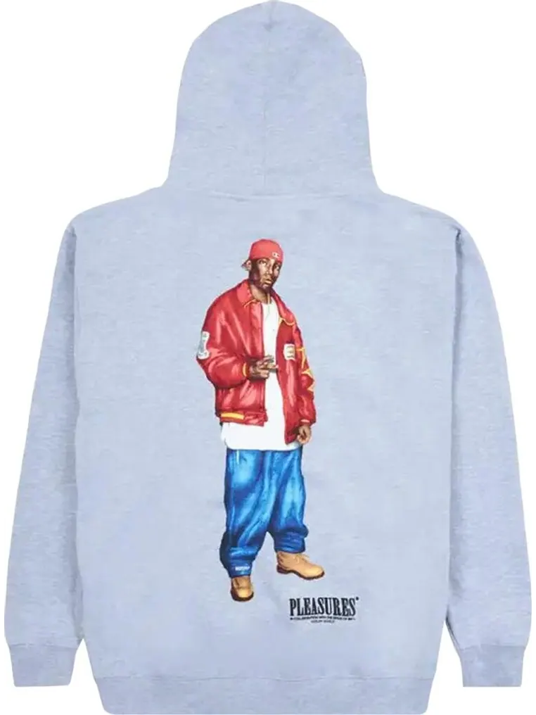 Худи Pleasures Flamboyant Hoody 'Heather Grey' — изображение 2 из 2, серый