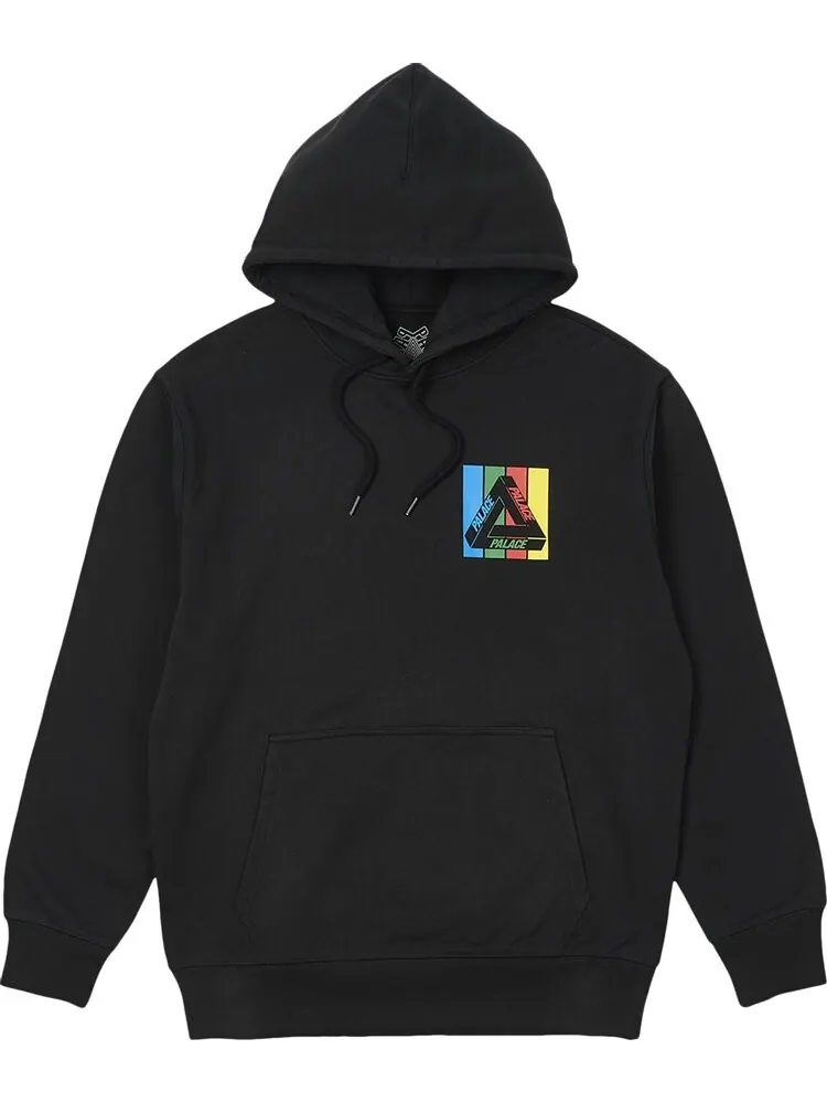 Толстовка Palace Tri-Emb Hood Black — изображение 1 из 2, черный
