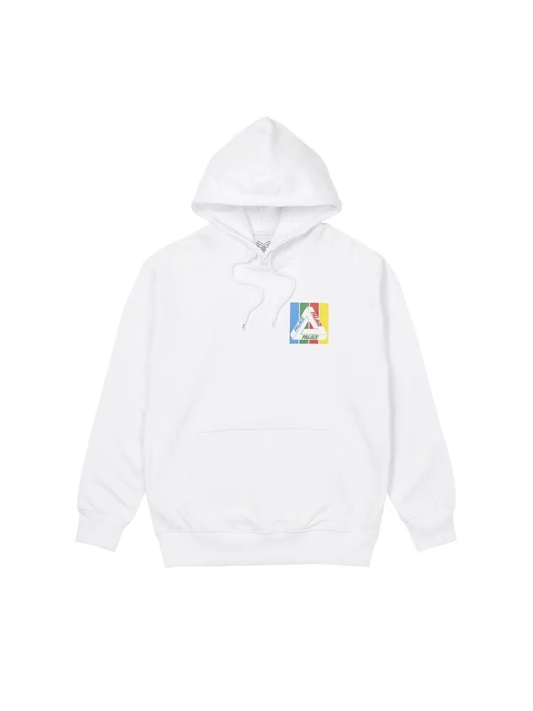 Толстовка Palace Tri-Emb Hood 'White' — изображение 1 из 2, белый