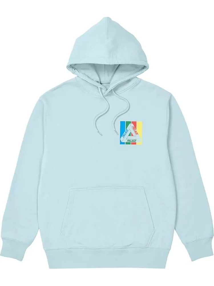 Толстовка Palace Tri-Emb Hood 'Blue' — изображение 1 из 2, синий
