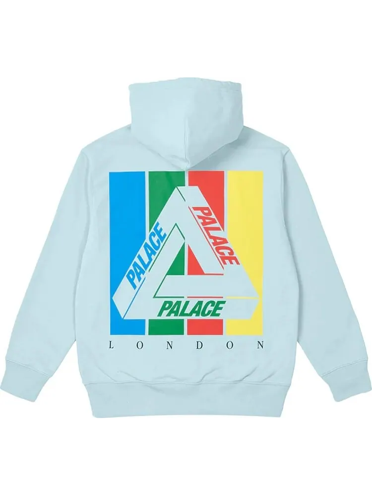 Толстовка Palace Tri-Emb Hood 'Blue' — изображение 2 из 2, синий