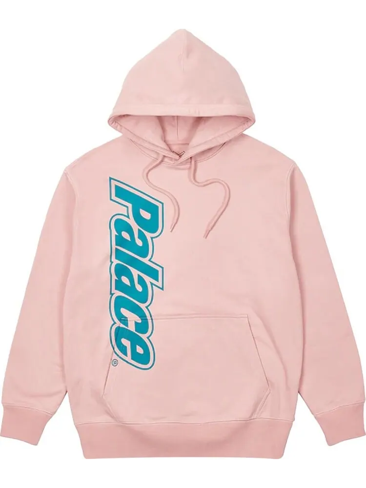 Толстовка Palace Lowercase Font Hood 'Pink' — изображение 1 из 2, розовый