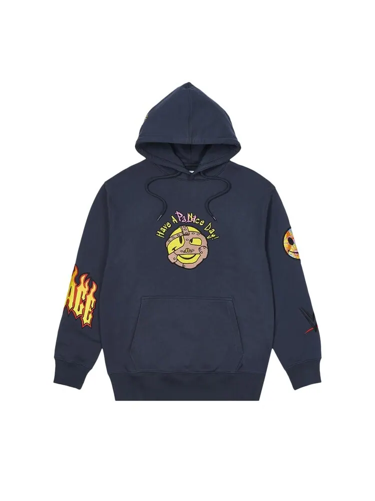 Толстовка Palace x WWE Love 'Navy' — изображение 1 из 2, синий