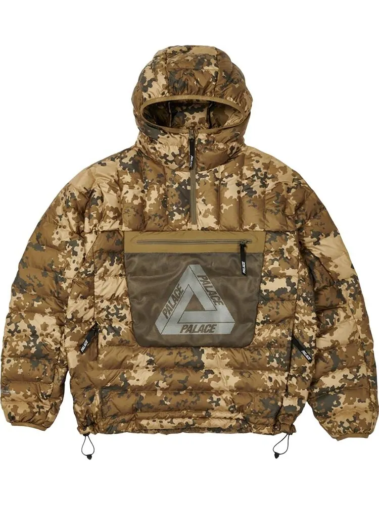 Куртка Palace Pertex Q-Lite Down Jacket 'Brown Moss Camo' — изображение 1 из 2, мульти