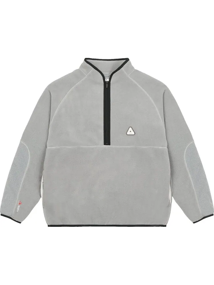 Куртка Palace Polartec 1/4 Zip Jacket 'Grey' — изображение 1 из 2, серый