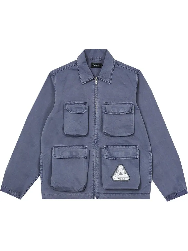 Куртка Palace Garment Dyed Jacket 'Grey' — изображение 1 из 2, серый
