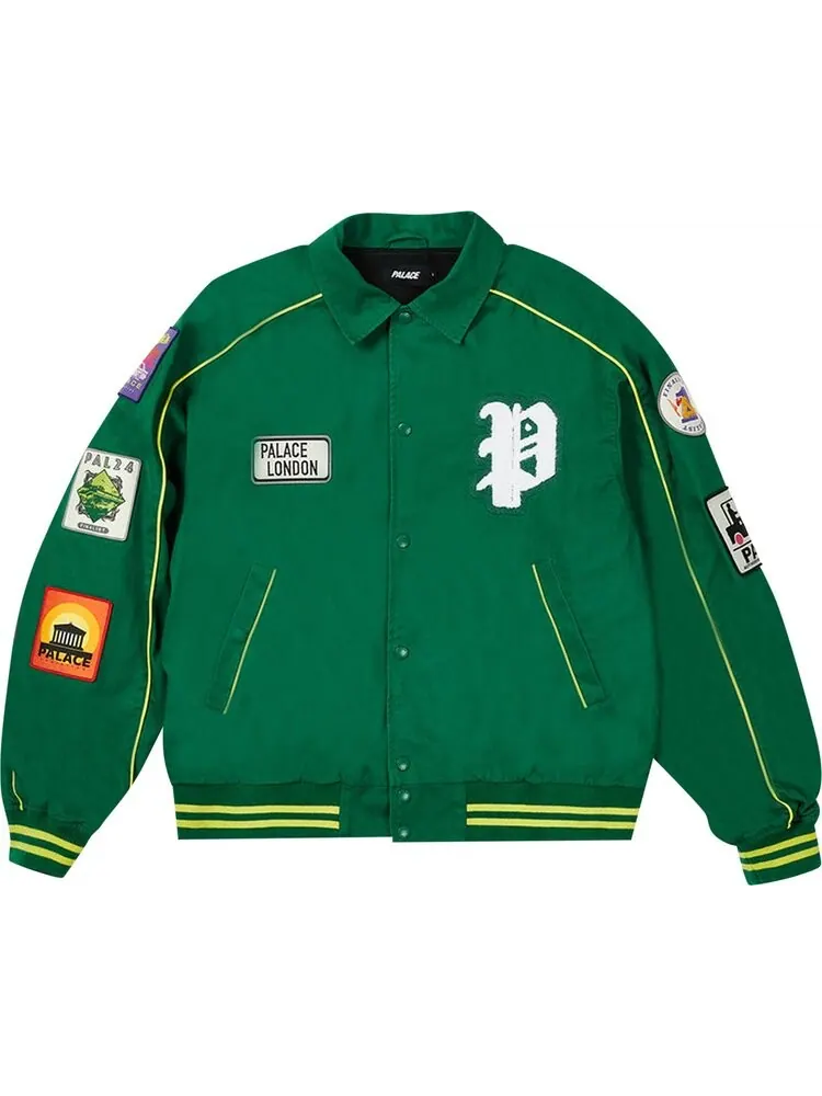 Бомбер Palace Patches Cotton Bomber 'Kelly Green' — изображение 1 из 2, зеленый