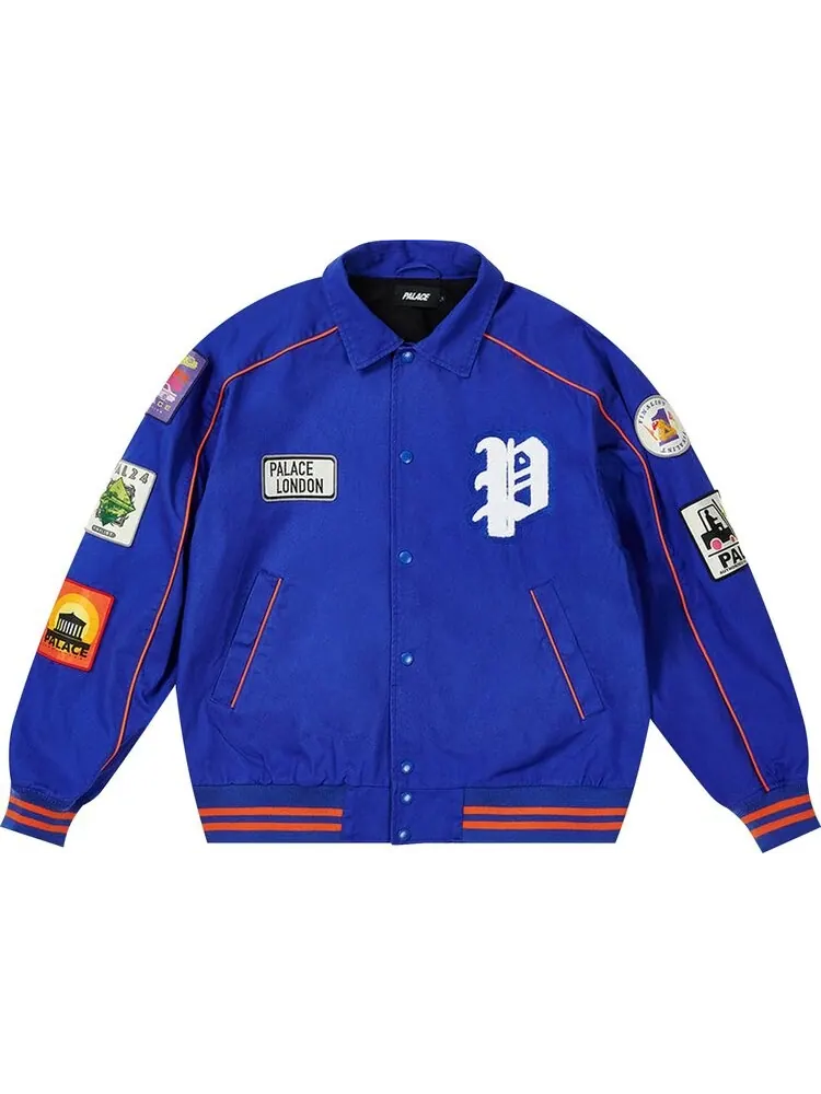 Бомбер Palace Patches Cotton Bomber 'Royal Blue' — изображение 1 из 2, синий