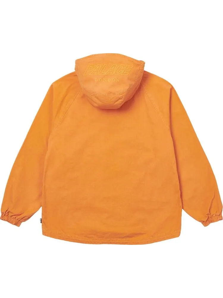 Куртка Palace Washed Cotton Hooded Jacket 'Orange' — изображение 2 из 2, оранжевый